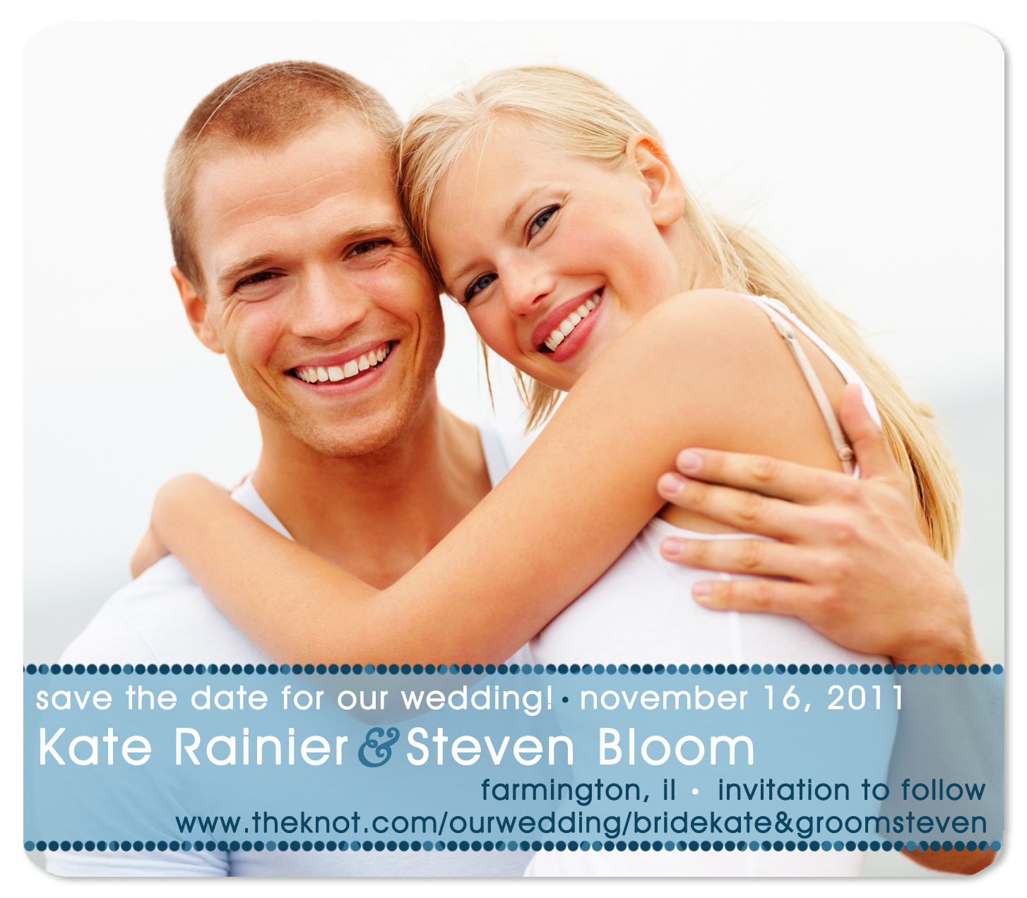Save the Date Wedding Magnet